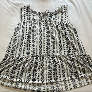 Cato Black and White top